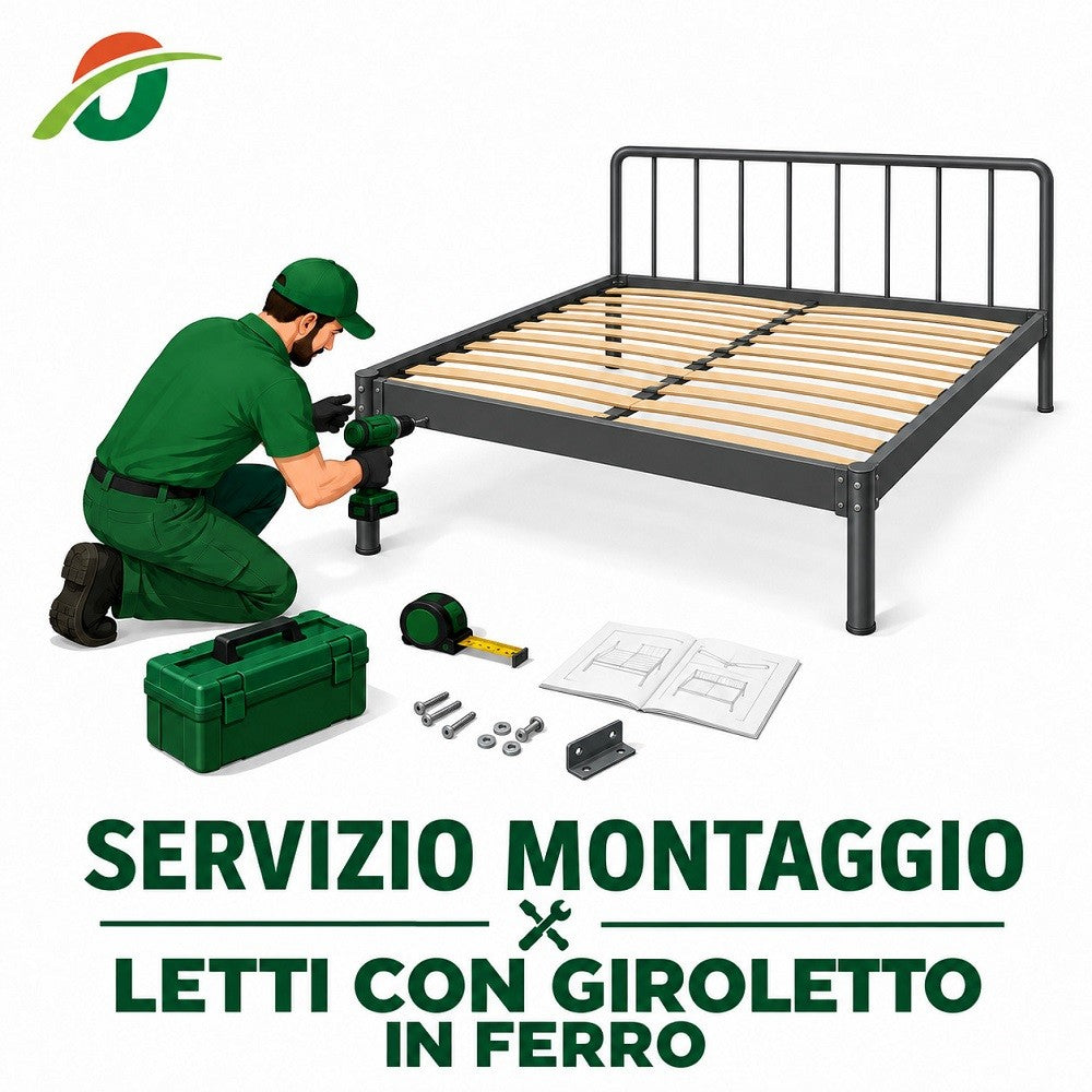 Montaggio Letti con Giroletto in Ferro