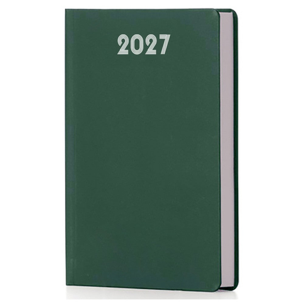 Agenda Giornaliera 2027 15x21 cm Verde Scuro