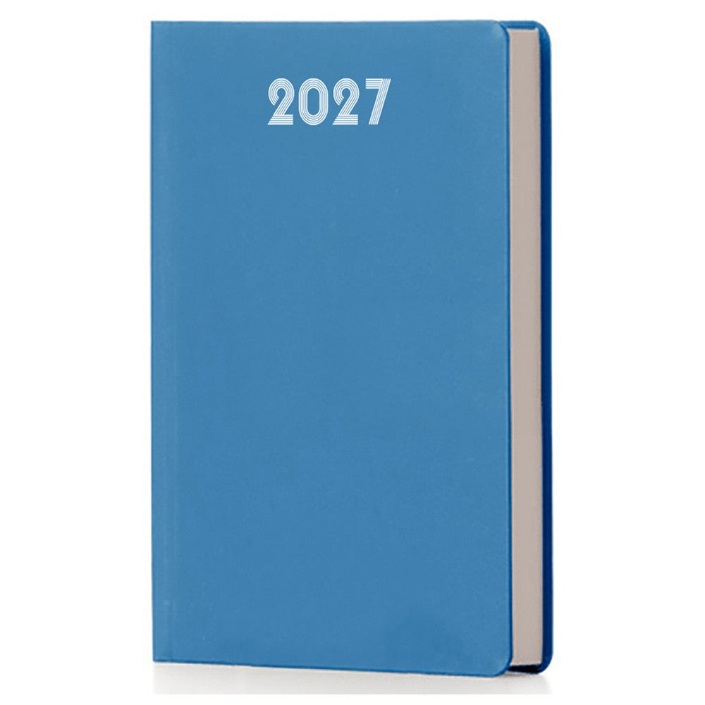 Agenda Giornaliera 2027 15x21 cm Azzurra