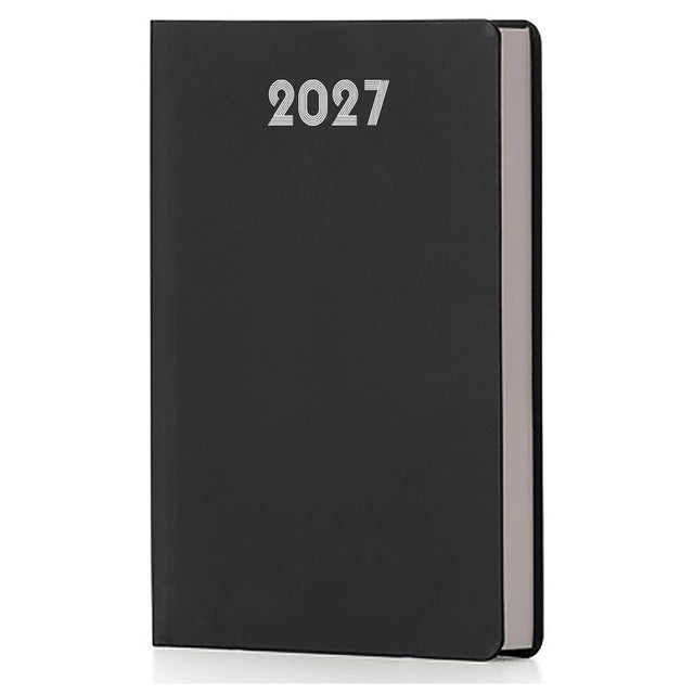 Agenda Giornaliera 2027 15x21 cm Nera