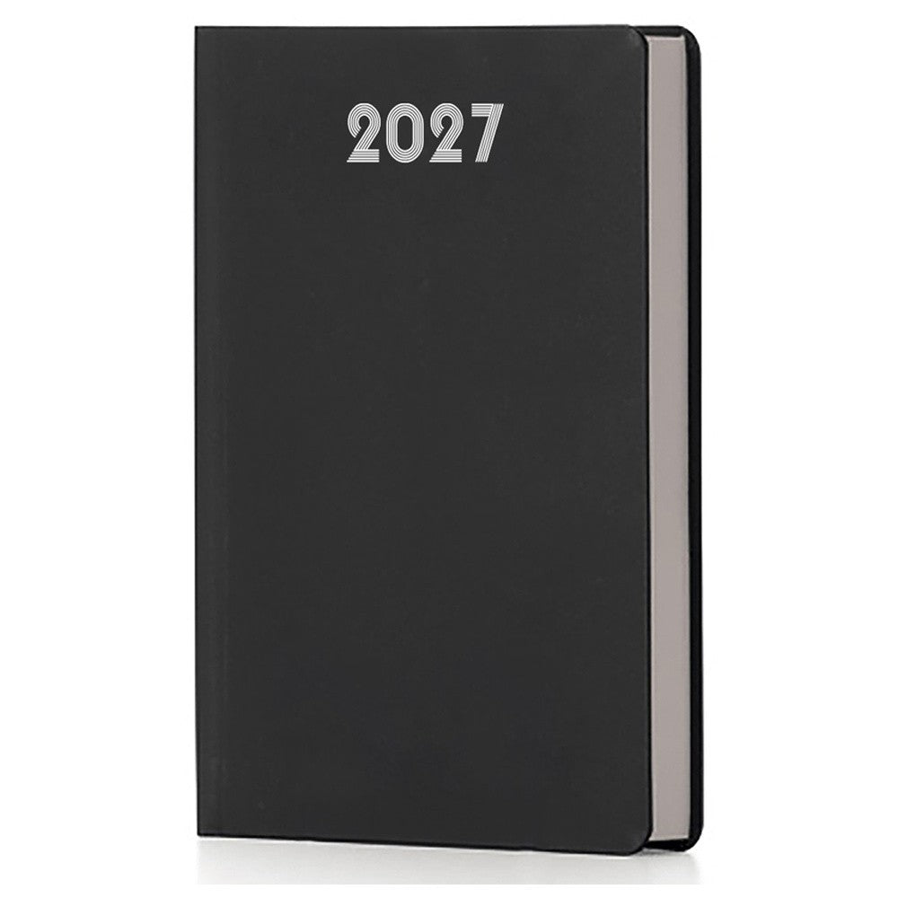 Agenda Giornaliera 2027 15x21 cm Nera