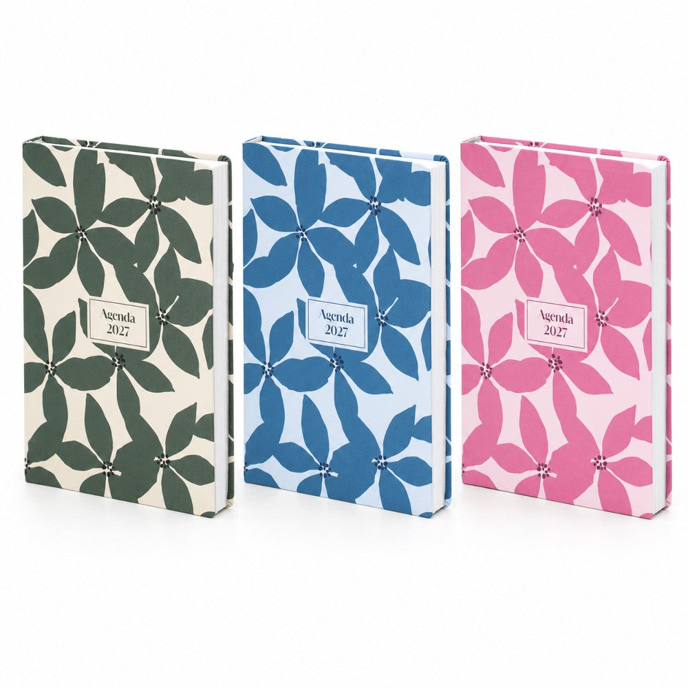 Agenda Giornaliera 2027 12x17 cm Flower Assortita - immagine 5