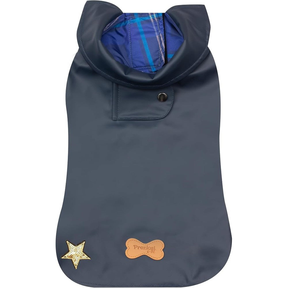 Impermeabile Per Cani Blu Classico 45 cm