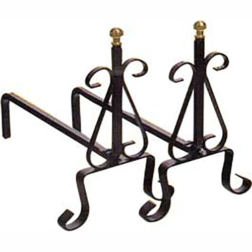 immagine-1-casa-del-ferro-coppia-alari-piccoli-33cm-nero-094-1087-ean-9972016246653