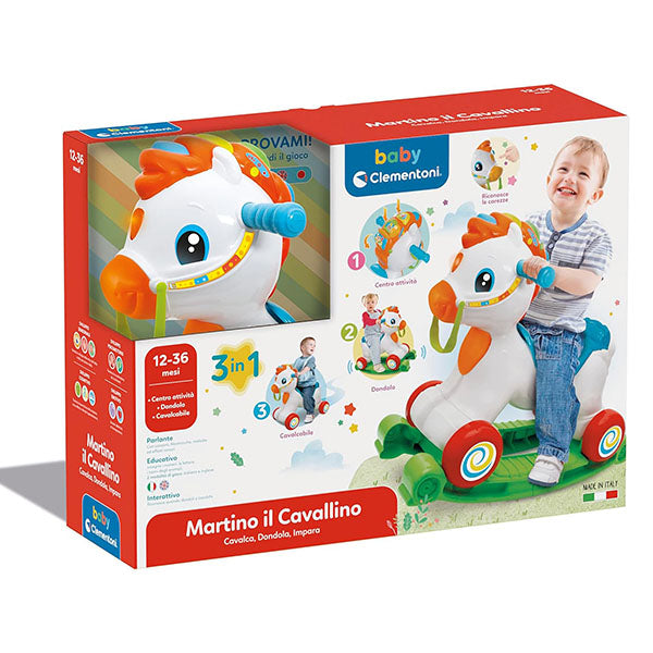 Dondolo Martino Il Cavallino Clementoni Baby Clementoni Martino
