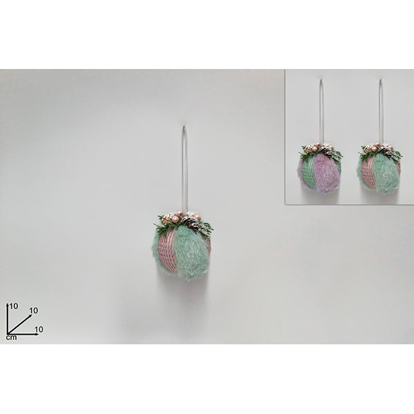 immagine-1-due-esse-christmas-appendino-palla-10cm-con-pelliccia-ean-8053482174785