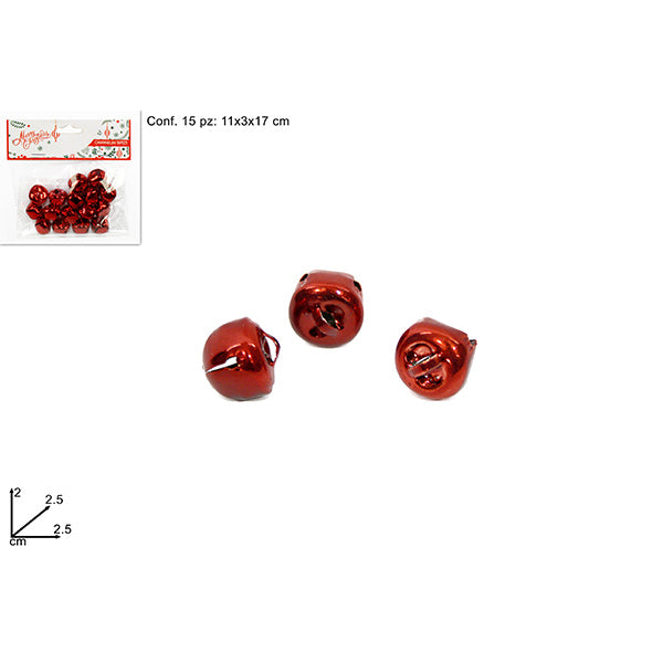 immagine-1-due-esse-christmas-campanellini-metallo-23cm-14pz-ros-ean-8033113480140