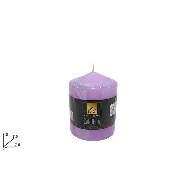 immagine-1-due-esse-christmas-candela-10x7.5cm-lilla-cz3040-lilac-ean-8053482183152