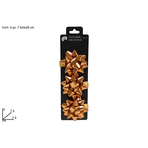 immagine-1-due-esse-christmas-coccarde-75-cm-set-3-pz3-bronzo-yl-ean-8053482181011