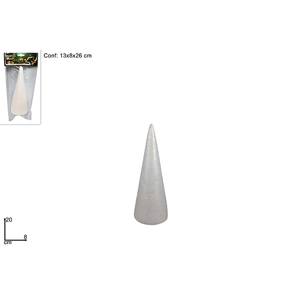 immagine-1-due-esse-christmas-cono-polistirolo-cm-20-py-m0923-ean-8033113666049