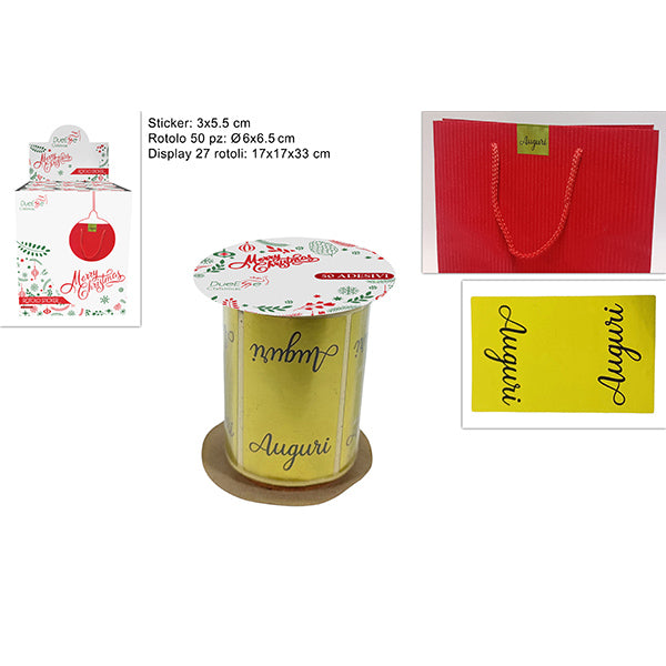 immagine-1-due-esse-christmas-rotolo-50-sticker-auguri-oro75-ean-8053482160115