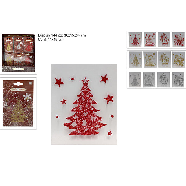 immagine-1-due-esse-christmas-sticker-natalizio-glitterato-ass.di-ean-8033113710698