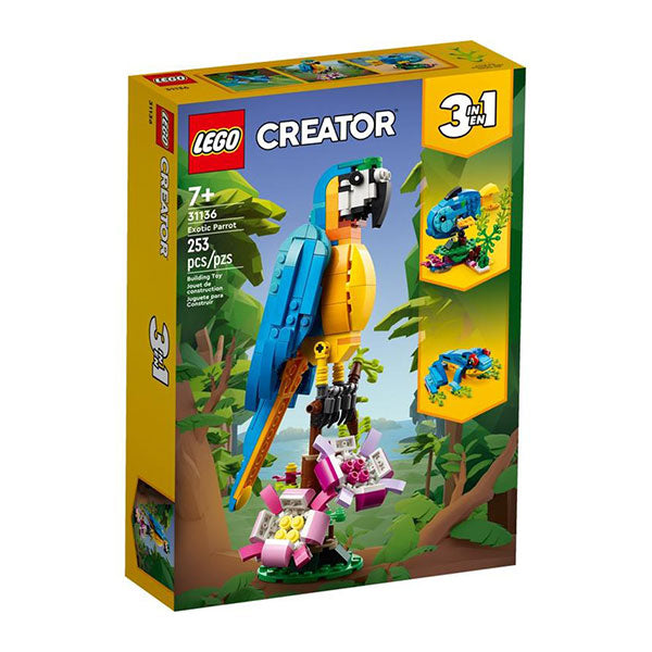 immagine-1-lego-lego-creator-31136-pappagallo-esotico-ean-5702017415895