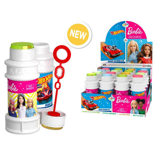 immagine-1-nbr-bolle-sapone-maxi-175ml-barbie-e-hotwheels-ean-8007315839501