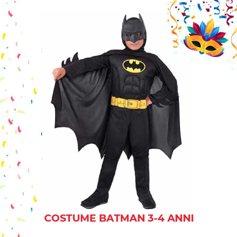 Costume Carnevale Batman Taglia 3/4 11670 Ciao