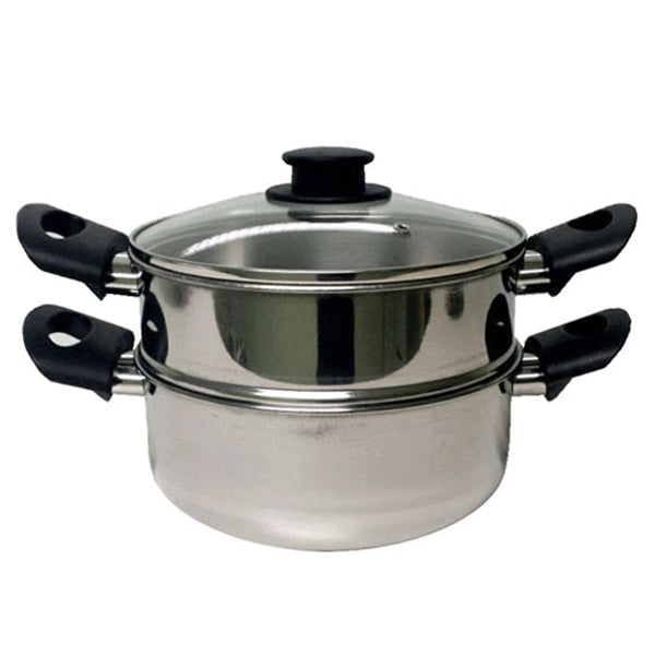 immagine-1-steel-pan-vaporiera-inox-24cm-cop.-vetro-steel-pan-15267-ean-8015094152674
