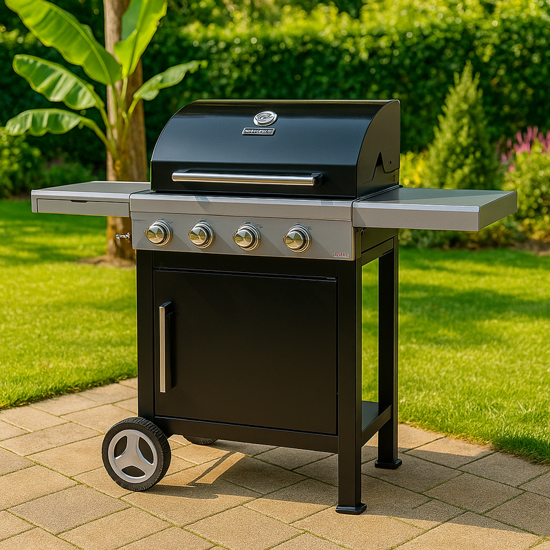 Barbecue A Gas Mistergusto Con 3 Bruciatori 11kw