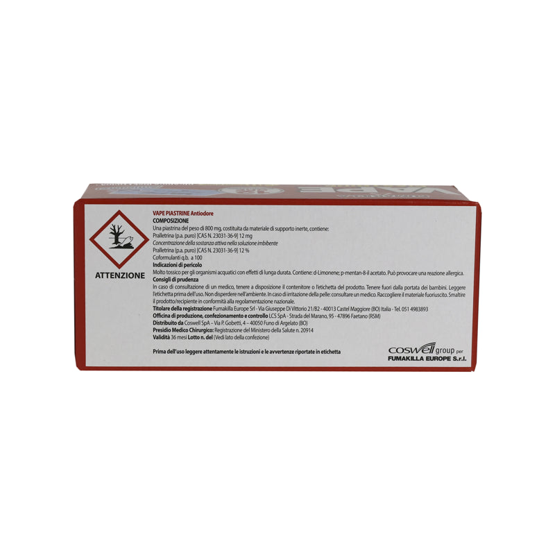 Ricarica Piastrine Antiodore 30 Pz Vape