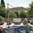 Ombrellone Darwin Palo Laterale Grigio 3x3m