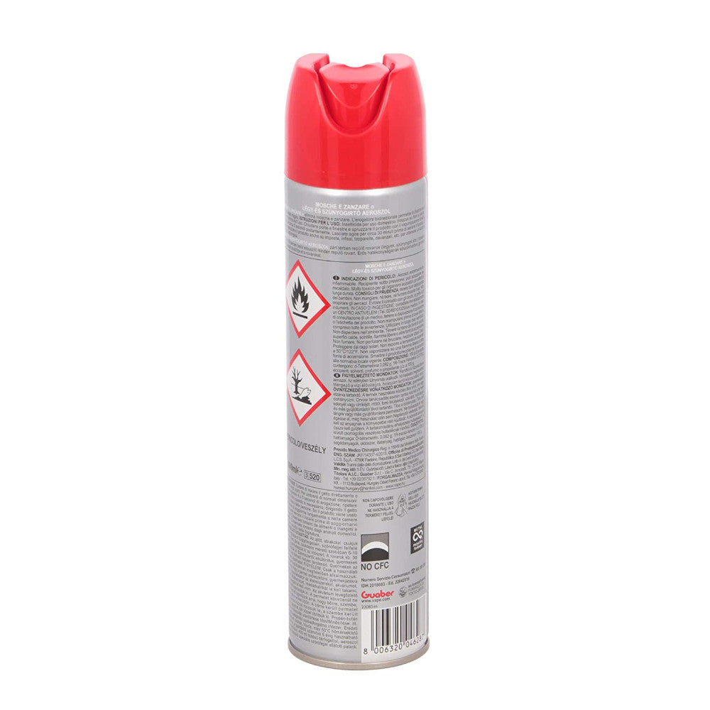 INSETTICIDA MOSCHE/ZANZARE SPRAY 400 ML VAPE