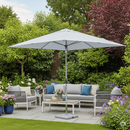 Ombrellone Da Giardino Iseo Bianco 3x3m