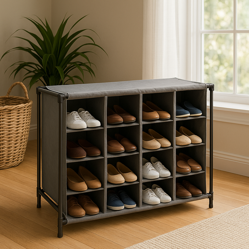 Scarpiera In Tnt Bilbo 16 Scomparti 84x37x63cm