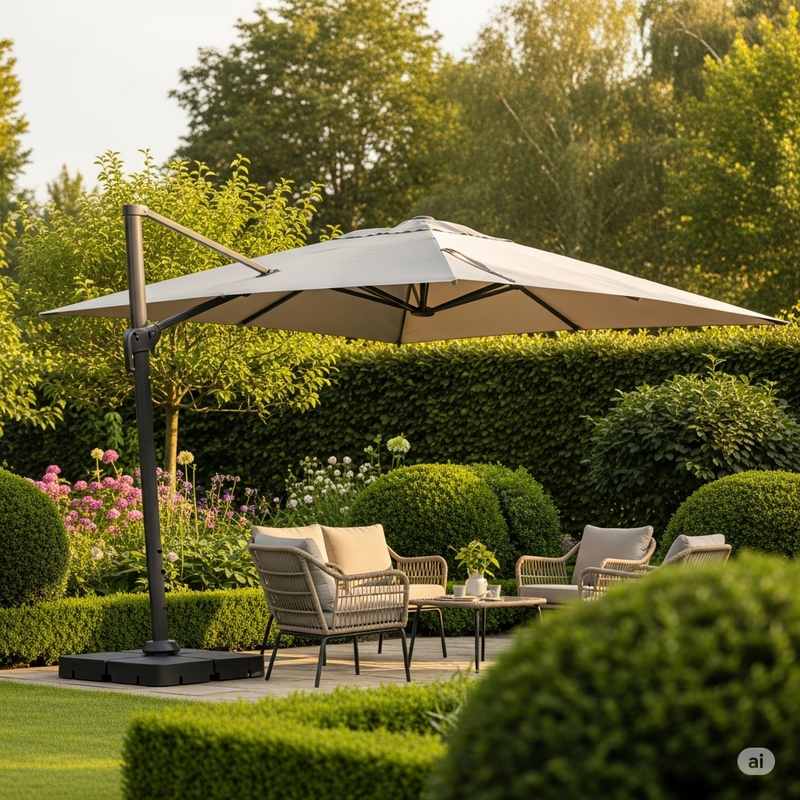 Ombrellone Da Giardino Levanzo Ecru 3x4m