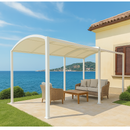 Gazebo Ely Estensibile Bianco 3x5,65m