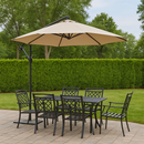 Ombrellone Da Giardino Compasso Ecru ø3m