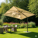 Ombrellone Darwin Palo Laterale Telo Ecru 3x4mt