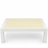 Tavolino Outlet Congo 110x62x41cm Bianco/Giallo- Imperfezioni Estetiche