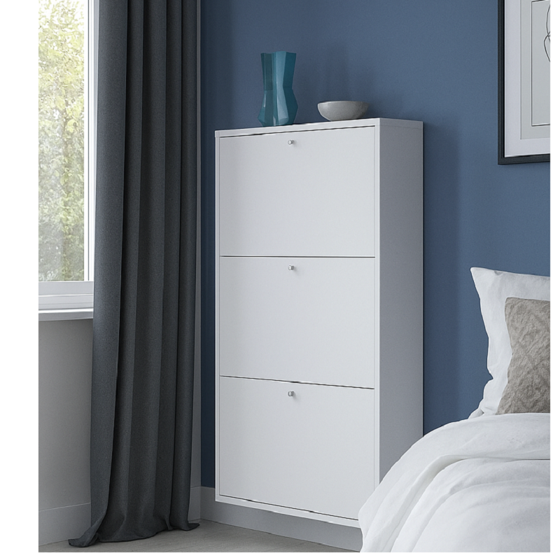 Scarpiera Forio Slim 3 Ante 110x72x15cm