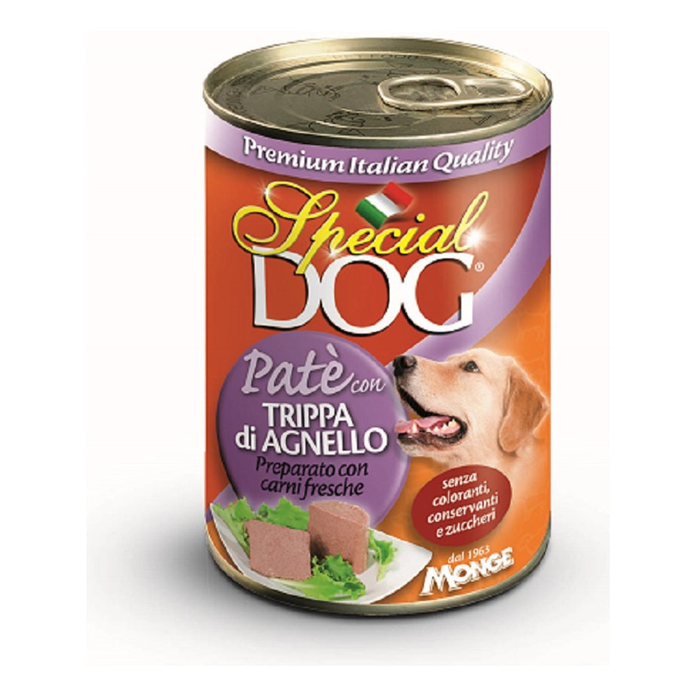 Pate Special Dog 400gr Trippa Di Agnello Monge