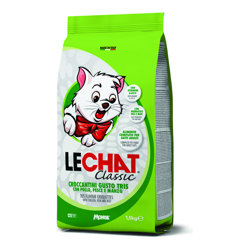 Croccantini Lechat 1,5 Kg Gusto Tris Monge