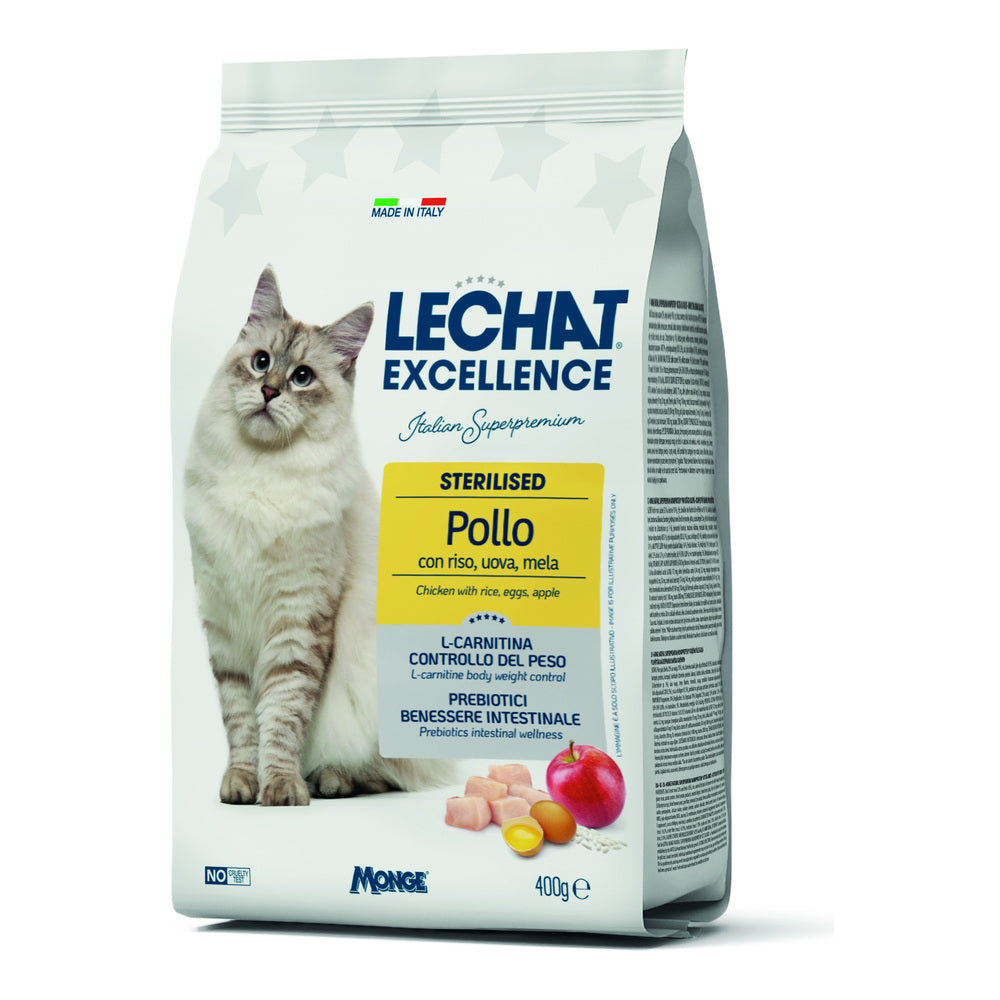 Croccantini Lechat Sterilized 400 Gr Monge