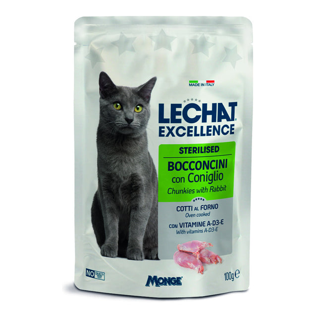 Blister Lechat Excellence 100gr Coniglio Monge