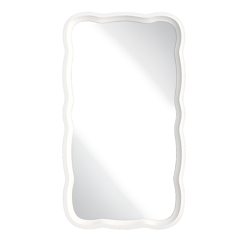 Specchio Gost Ondulato 87,5cm Bianco