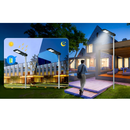 Lampione Solare Con Telecomando 180w 6500k Nero