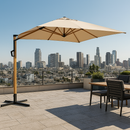 Ombrellone Mendel Effetto Legno Taupe 3x3