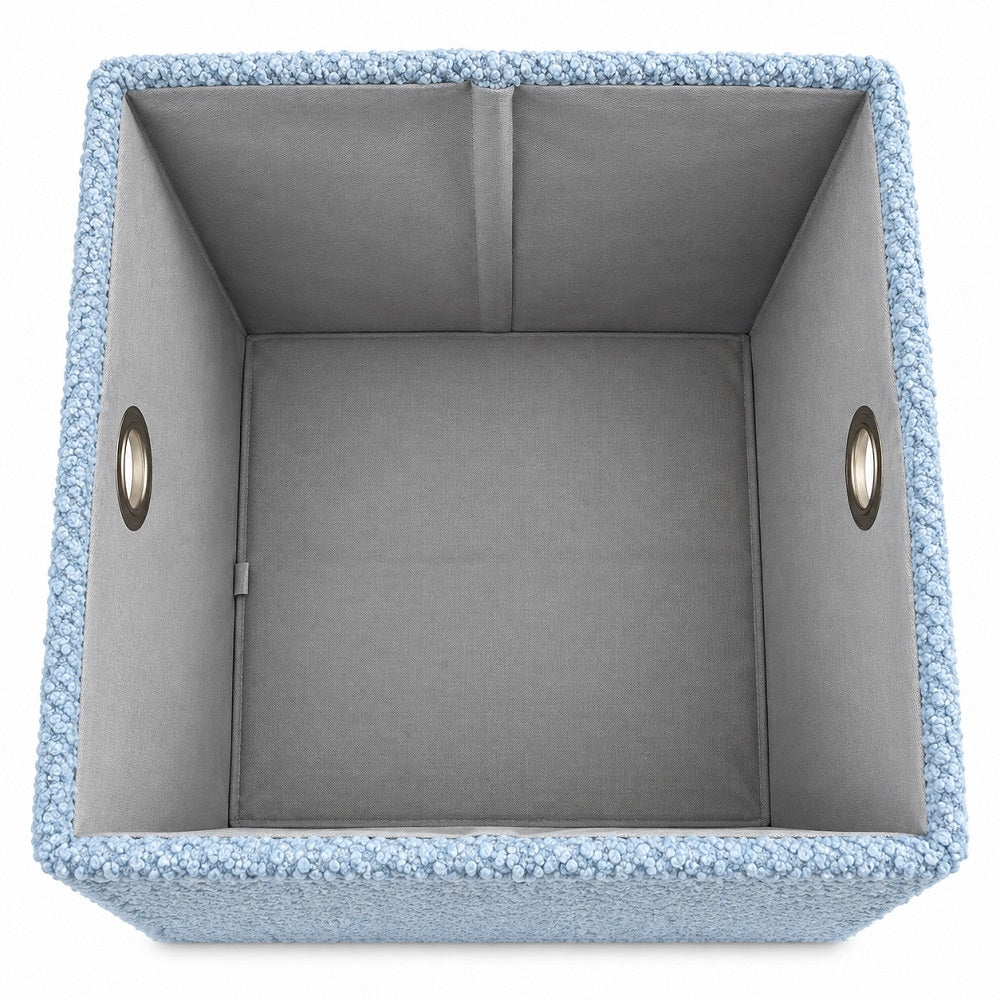 Scatola Portaoggetti Bouclé 28X28XH.28 cm