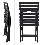 Set Tavolo Nettuno Antracite + 4 sedie Birki
