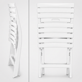 Set Tavolo Nettuno Bianco + 4 sedie Birki