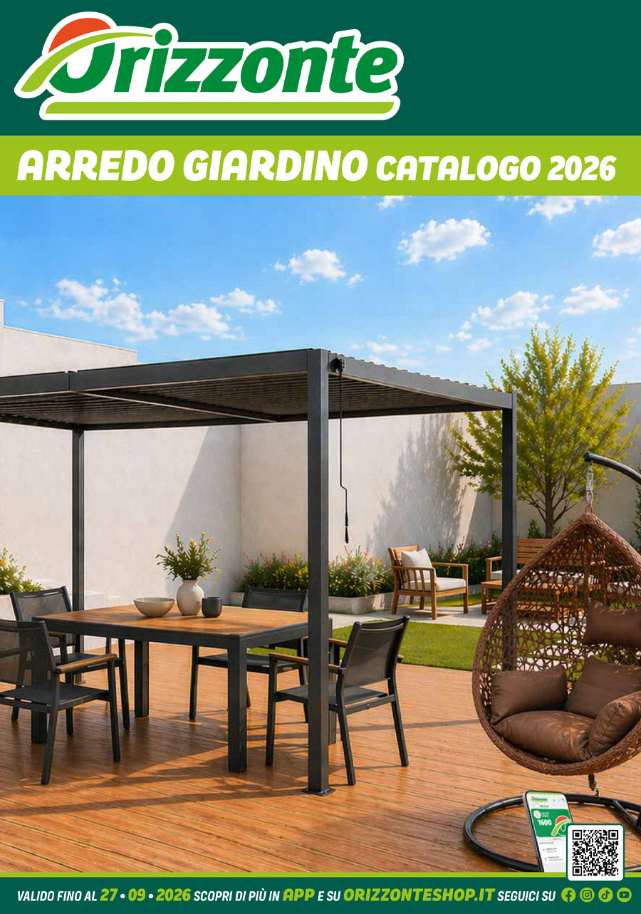 Catalogo arredo giardino Orizzonte 2026