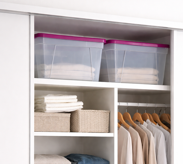 Box Contenitore Trasparente 56x39,5x29cm Mazzei