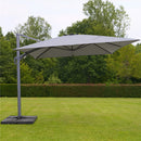 Ombrellone Hamel Palo Laterale Telo Grigio 3x4 Cm