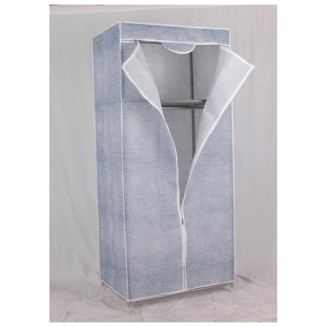 aneta armadietto in tnt 1 ripiano con zip 67x43x150cm ean 9972016224026