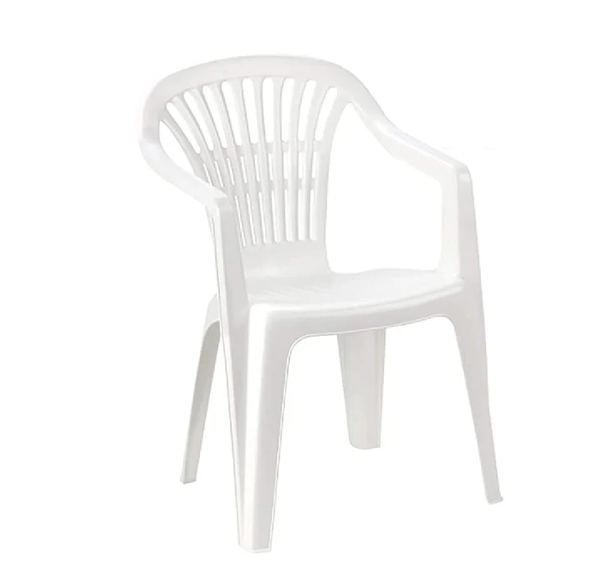 Poltrona Lyra In Resina Bianca