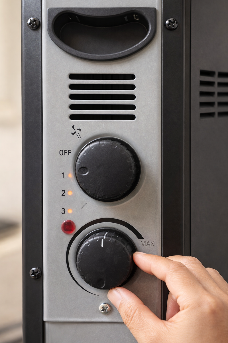 Termoconvettore Flooz 2 Nero 2000 W