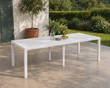Tavolo Queen Allungabile In Resina 150/220x90x72cm
