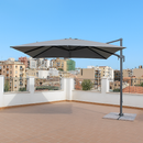 Ombrellone Newtown Palo Laterale Telo Grigio 2x3mt